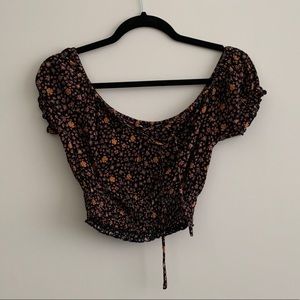 Floral crop top